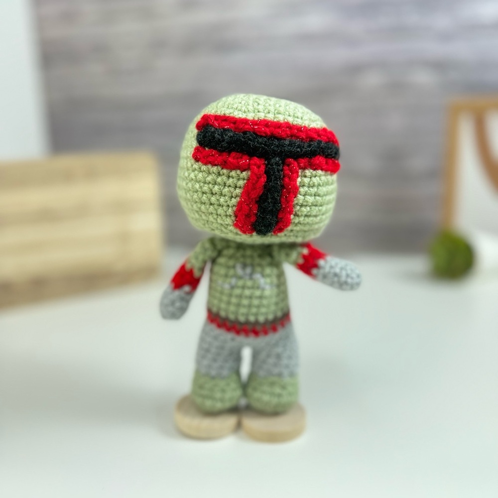 Boba Fett  Star Wars  Handcrafted Crochet Amigurumi